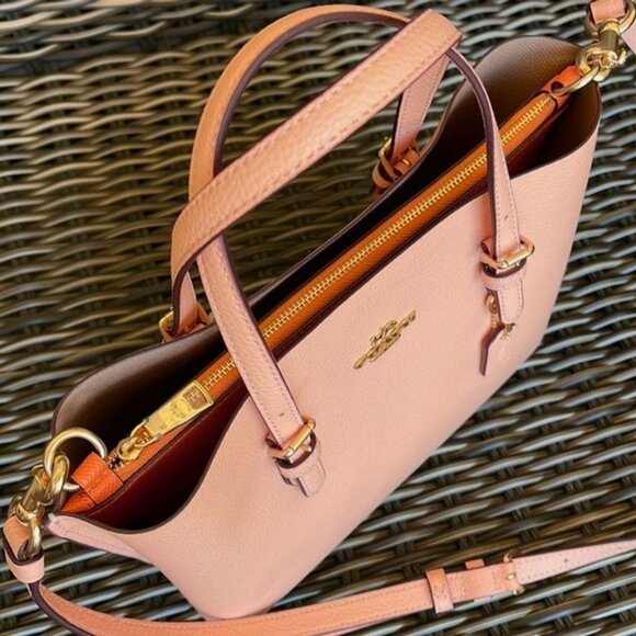 Coach C4084 Mollie Tote 25 Faded Blush - Picture 7 of 12